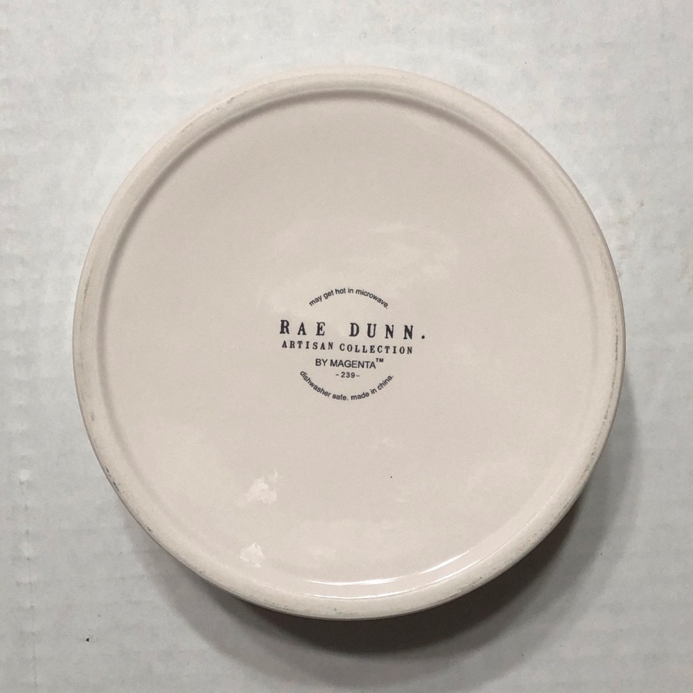 NWOT Rae Dunn Feast Pet Bowl - Picture 3 of 4